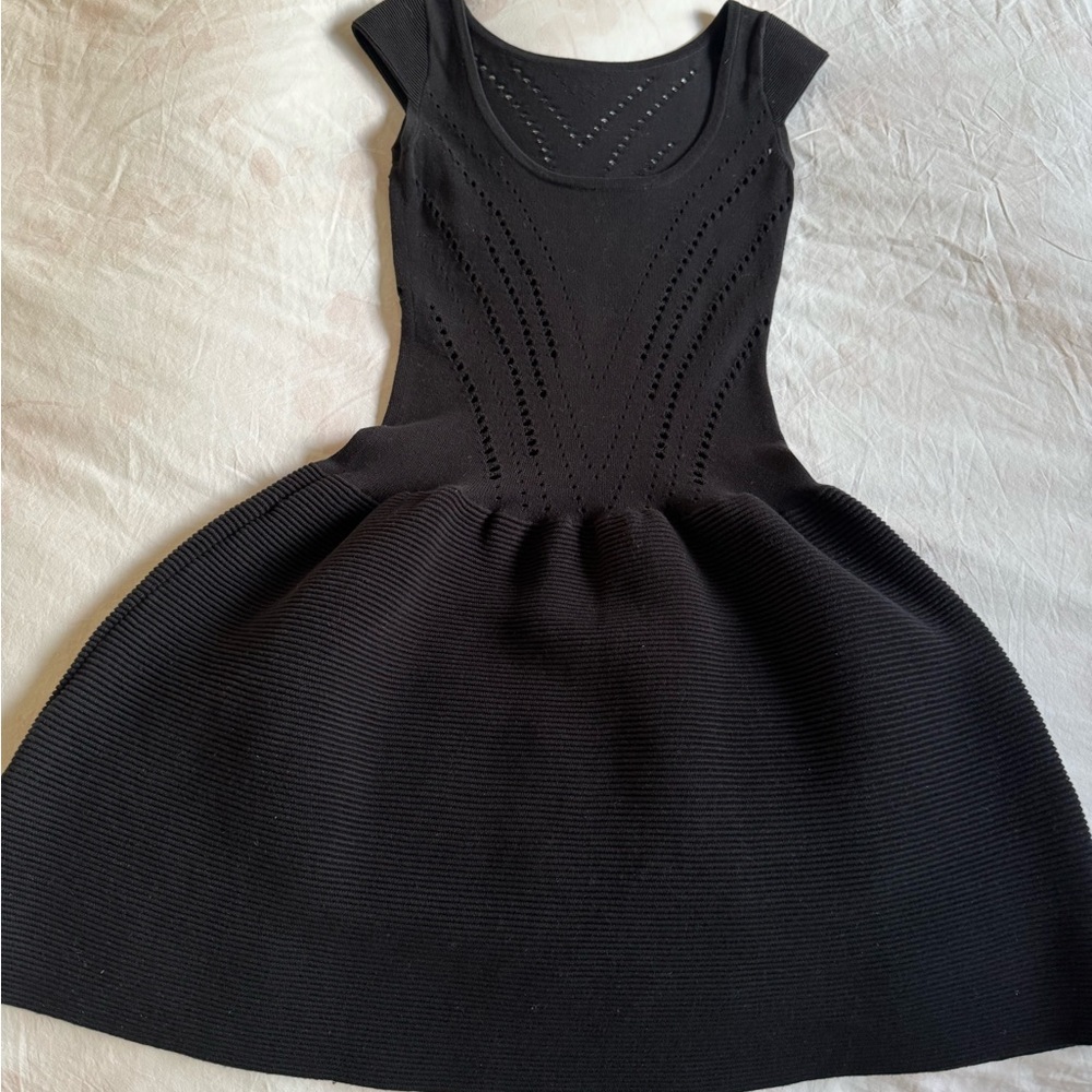 Maje Black Short Knit Dress size 1